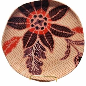 Anthropology floral dessert plate